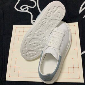 Alexander McQueen White and Gray Sneakers